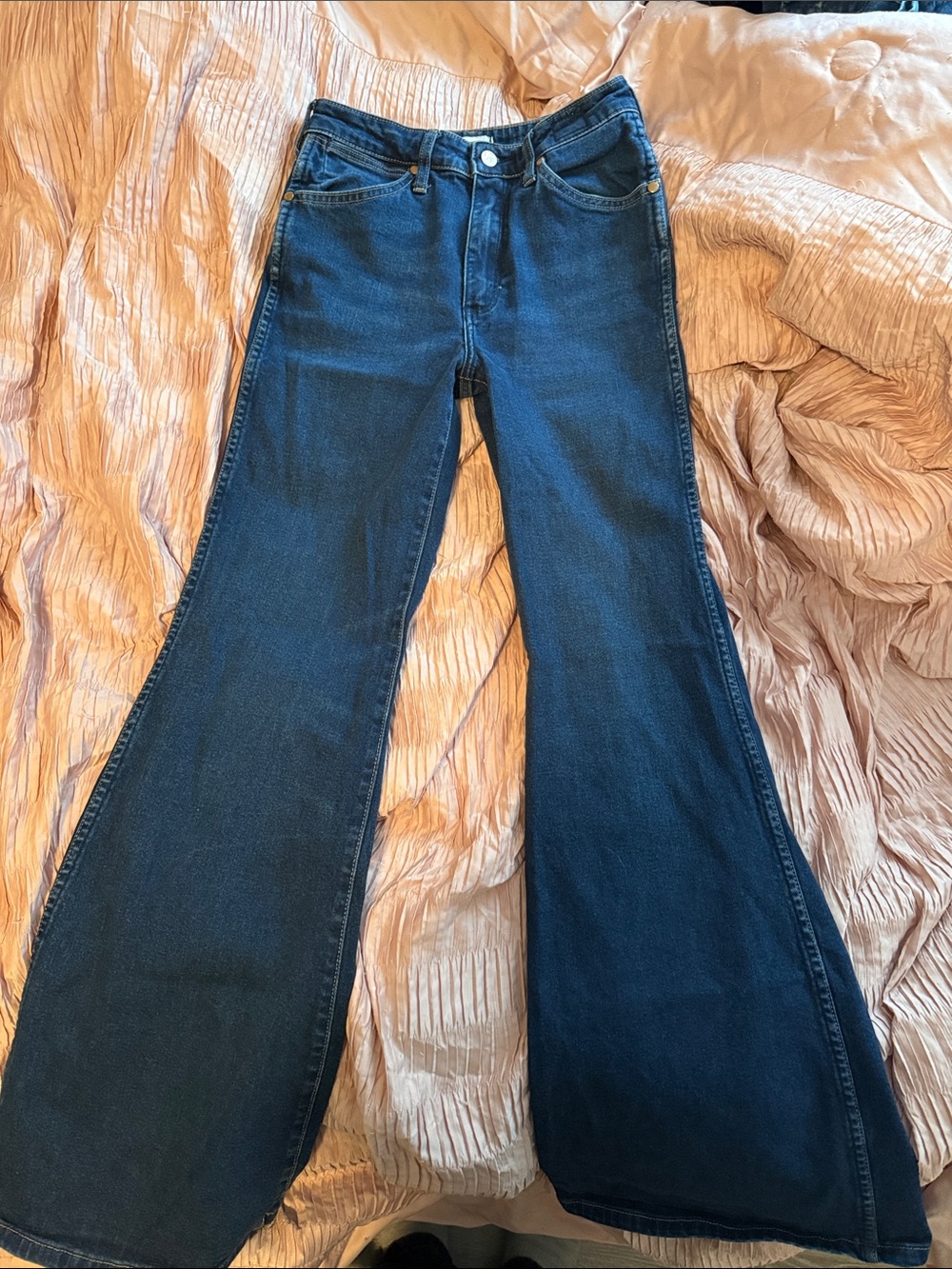 Wrangler Women's Deep Indigo Flare Jeans